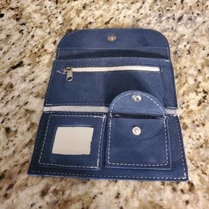 Velvet flower wallet